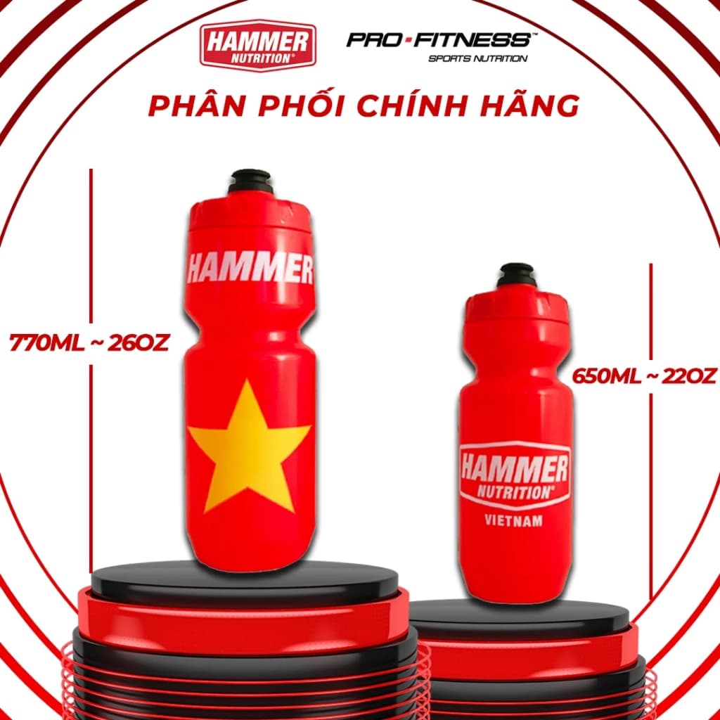 BÌNH NƯỚC THỂ THAO CAO CẤP HAMMER NUTRUTITON